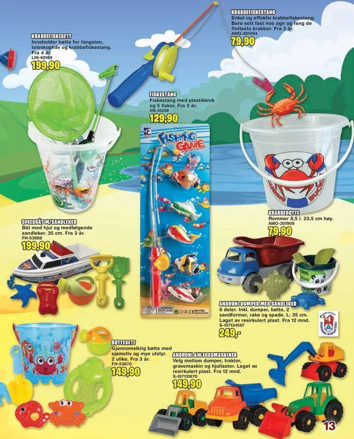 Sommerkatalog 2024 fra 14. juni til 28. juli 2024 - kundeavisside 13