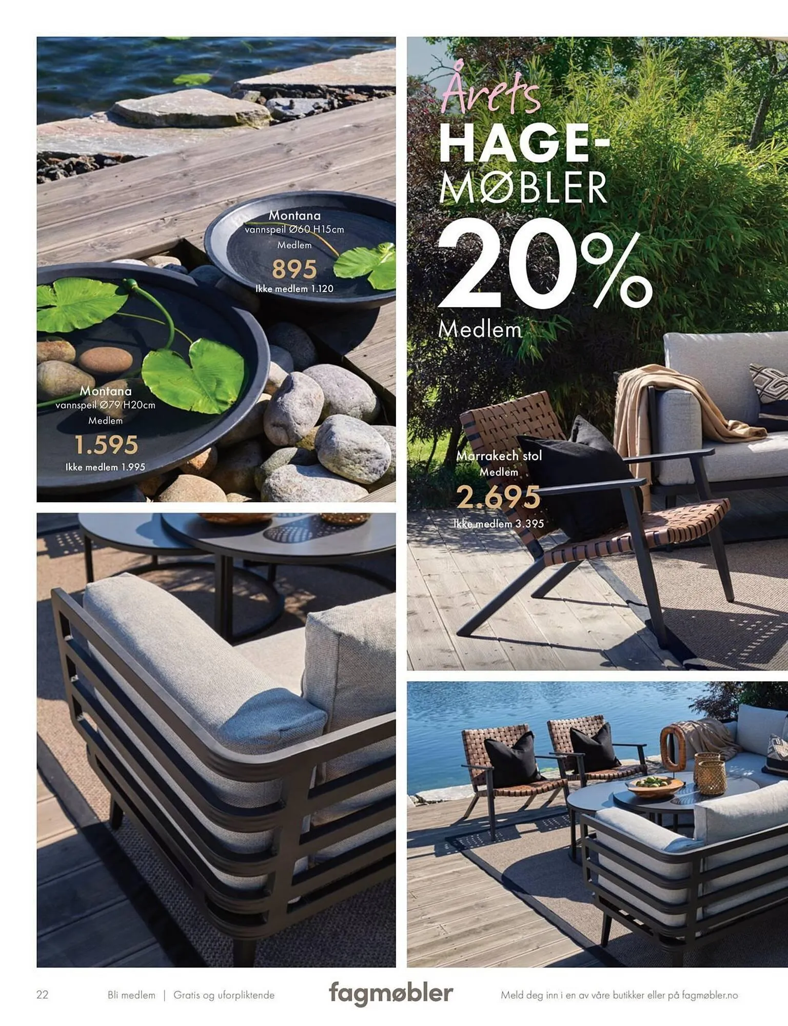 Fagmøbler kundeavis fra 1. mars til 14. mars 2026 - kundeavisside 22