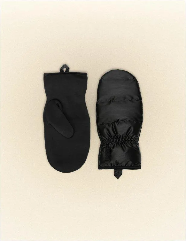 Puffer Mittens Black