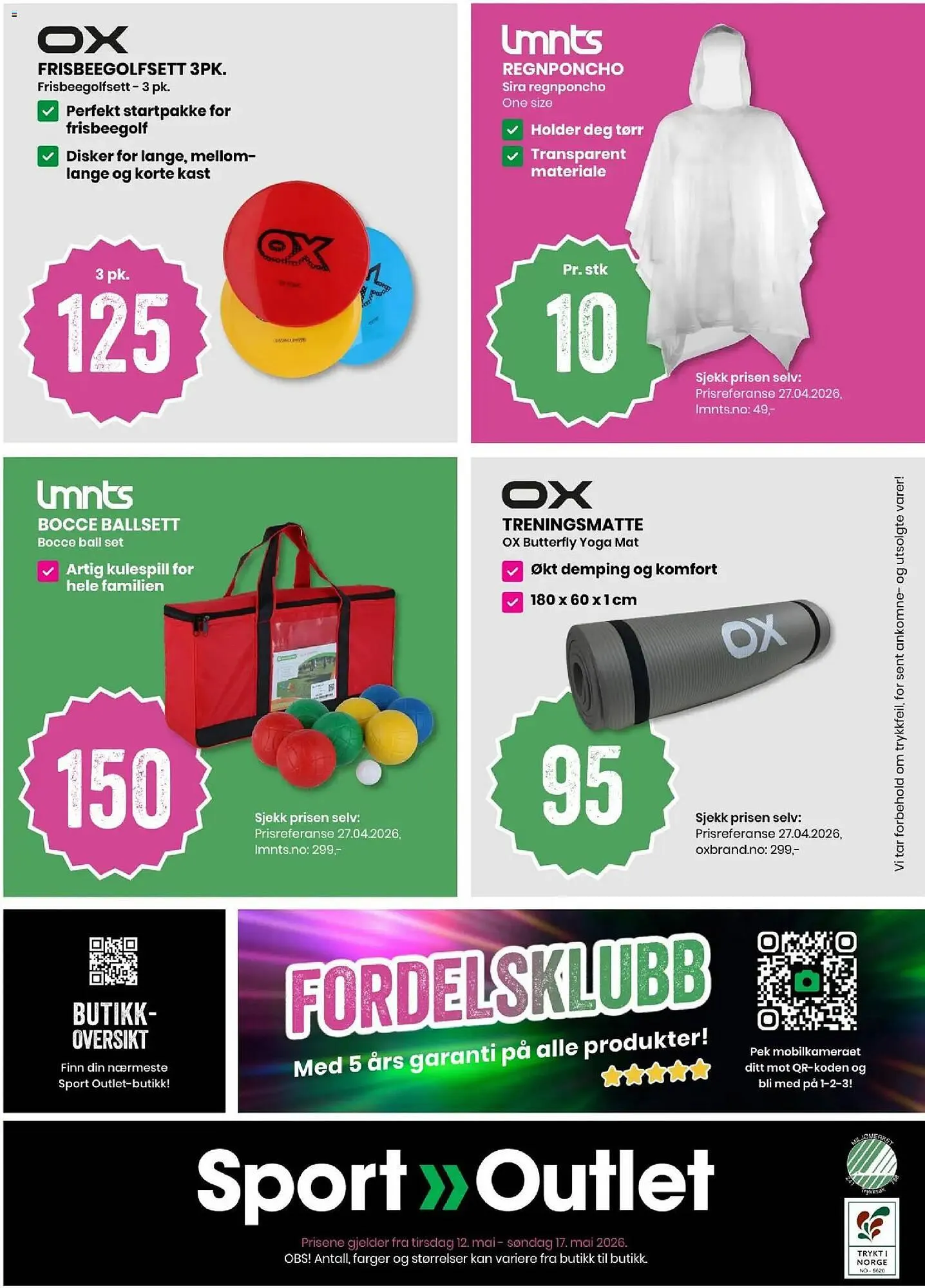 Sport Outlet kundeavis fra 12. mai til 17. mai 2026 - kundeavisside 30