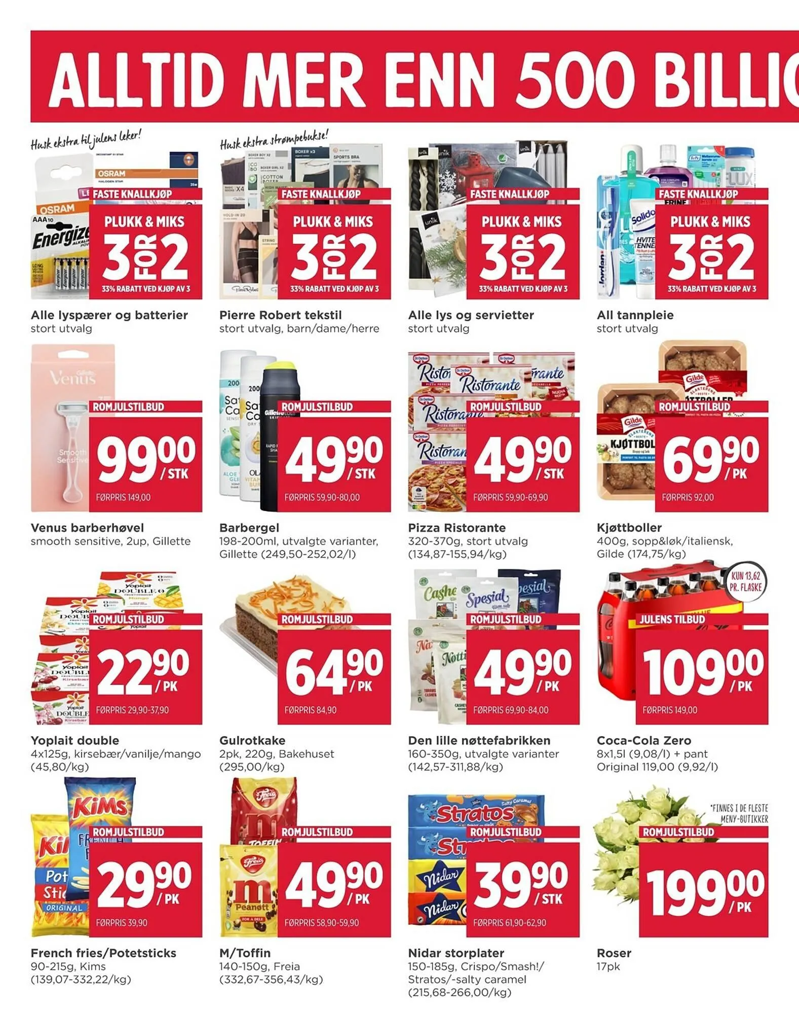 Meny kundeavis fra 25. desember til 31. desember 2025 - kundeavisside 8