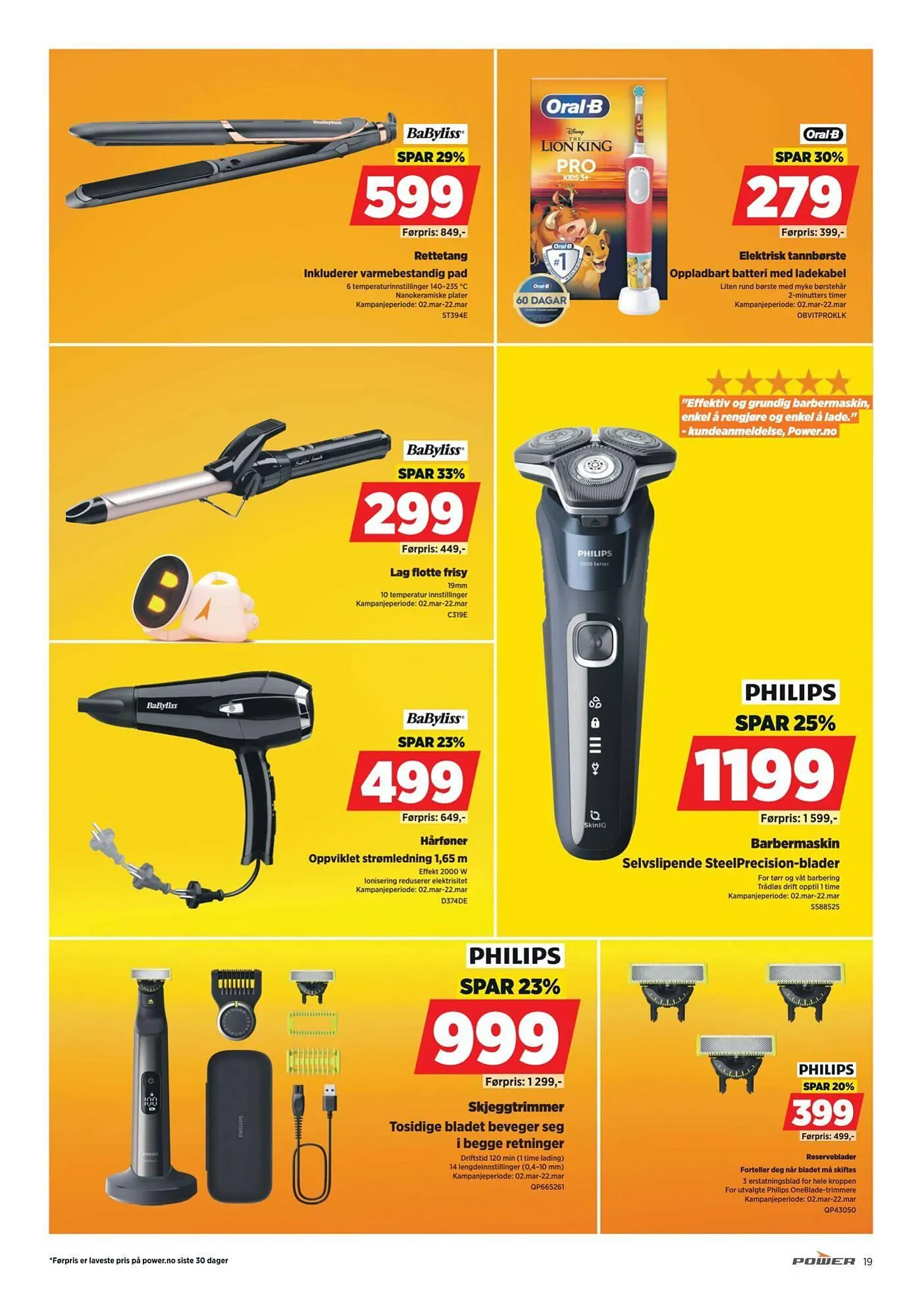 POWER kundeavis fra 2. mars til 8. mars 2026 - kundeavisside 19