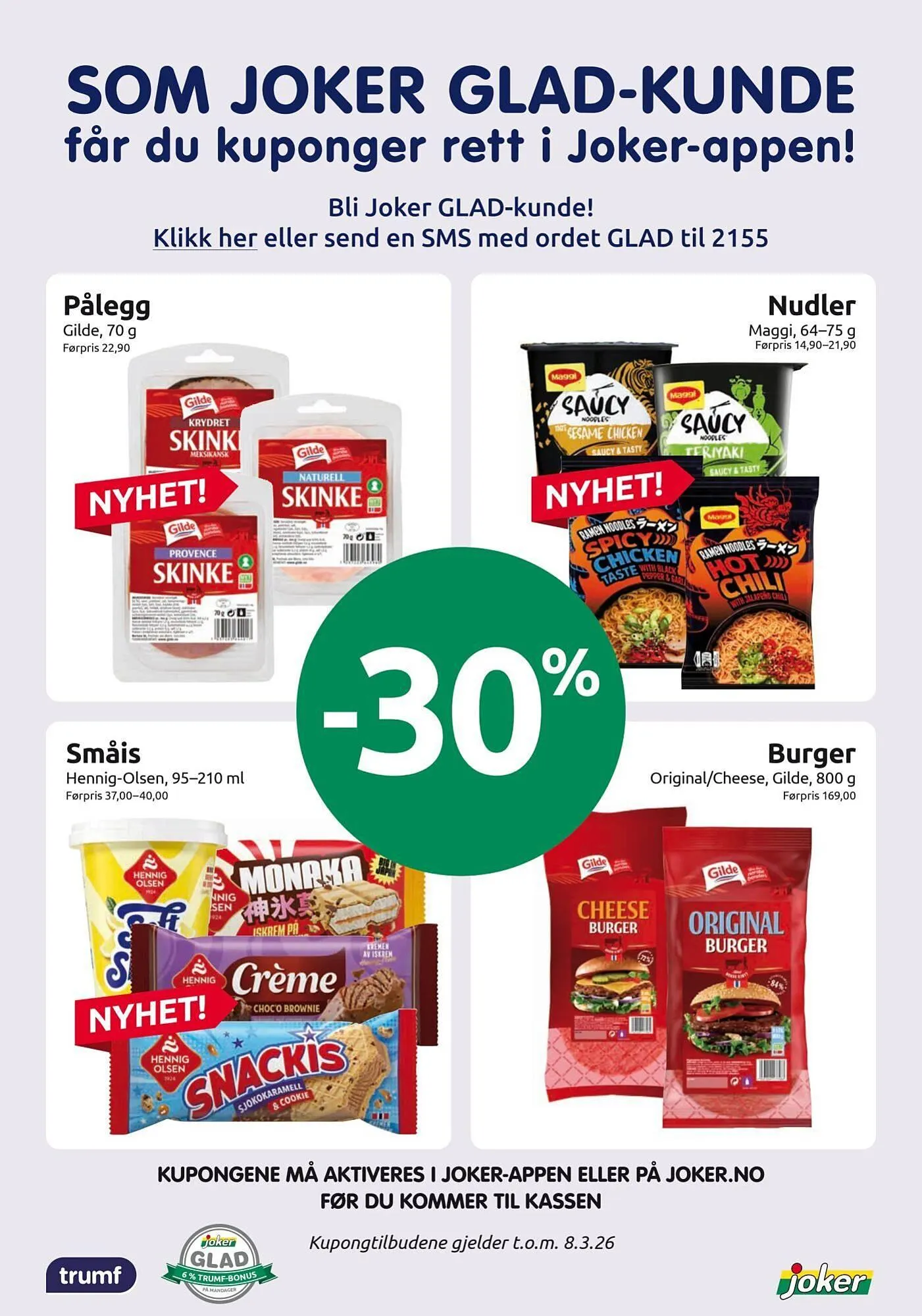 Joker kundeavis fra 24. februar til 1. mars 2026 - kundeavisside 19