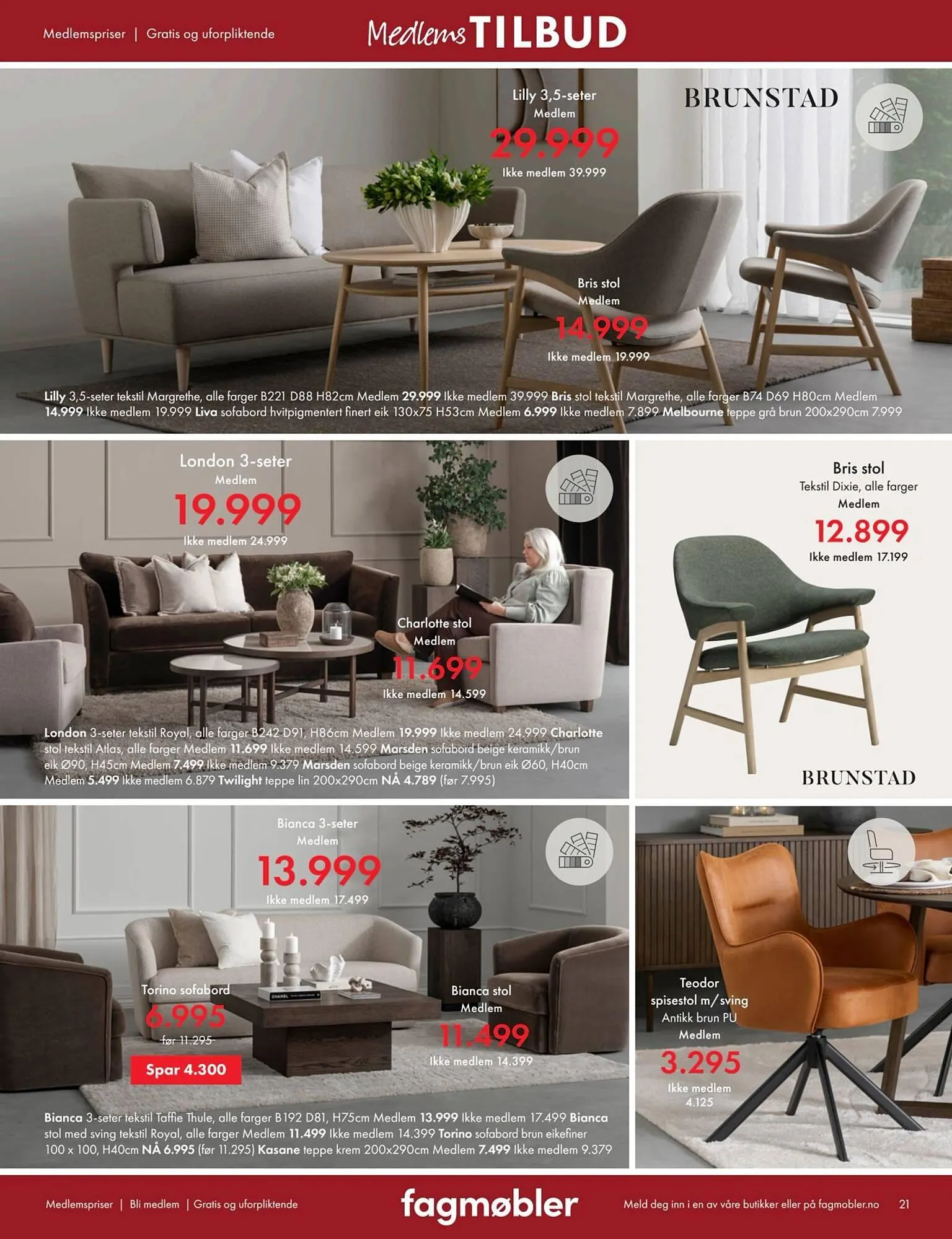 Fagmøbler kundeavis fra 1. februar til 1. mars 2026 - kundeavisside 21