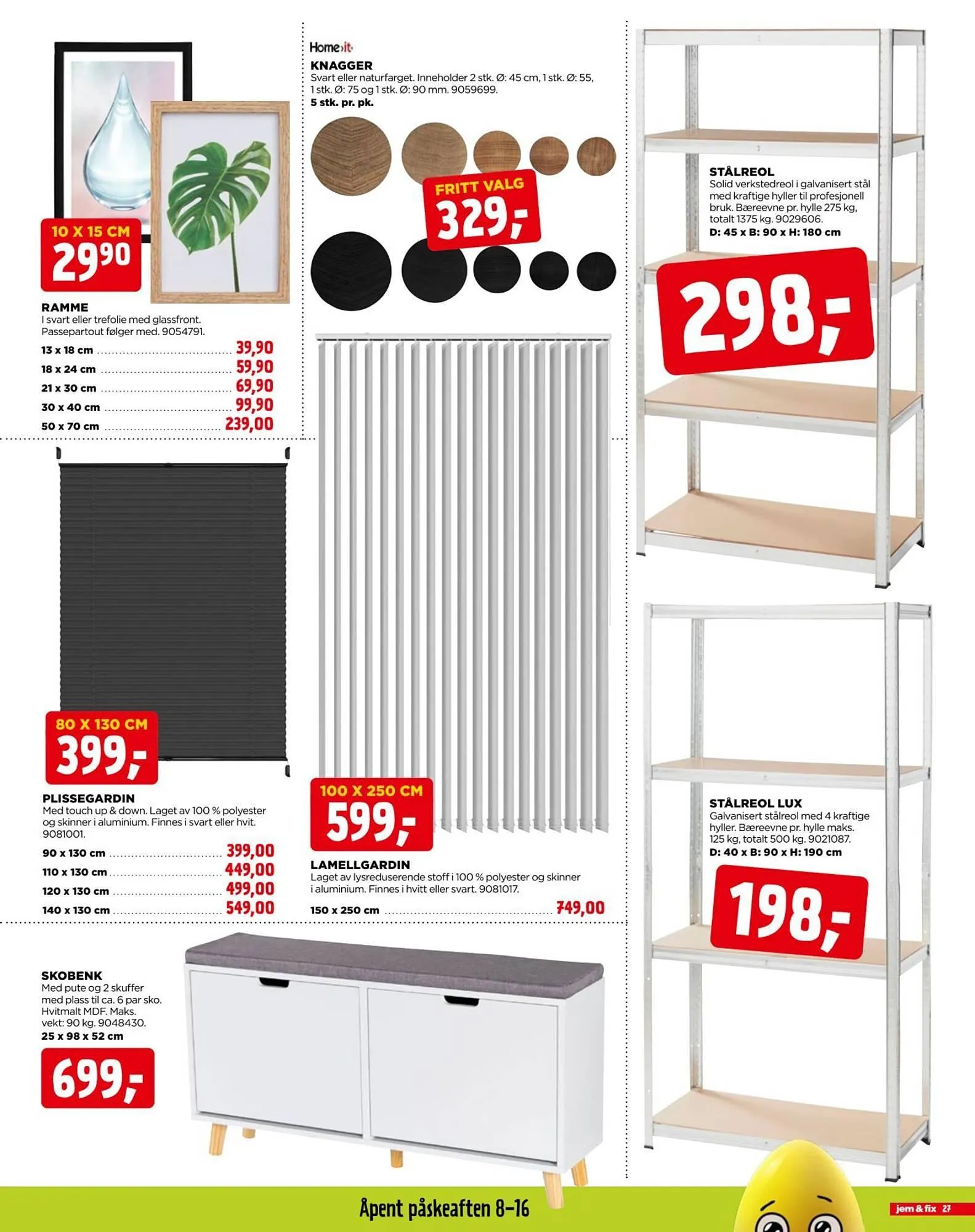 Jem & fix kundeavis fra 22. mars til 5. april 2026 - kundeavisside 27