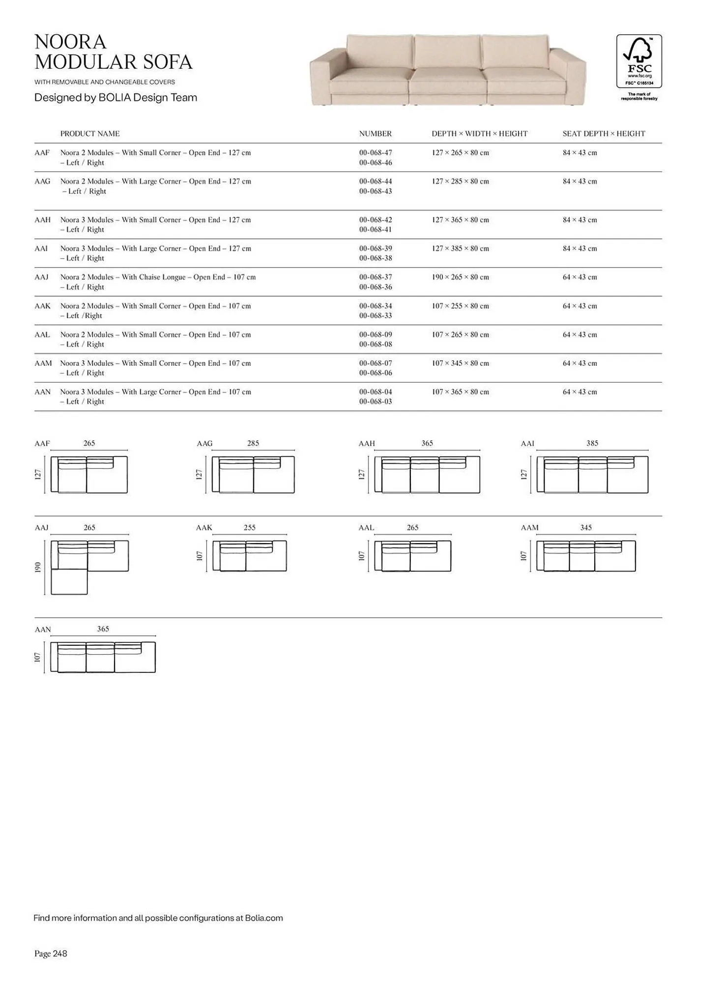 Bolia kundeavis fra 15. september til 31. desember 2025 - kundeavisside 250