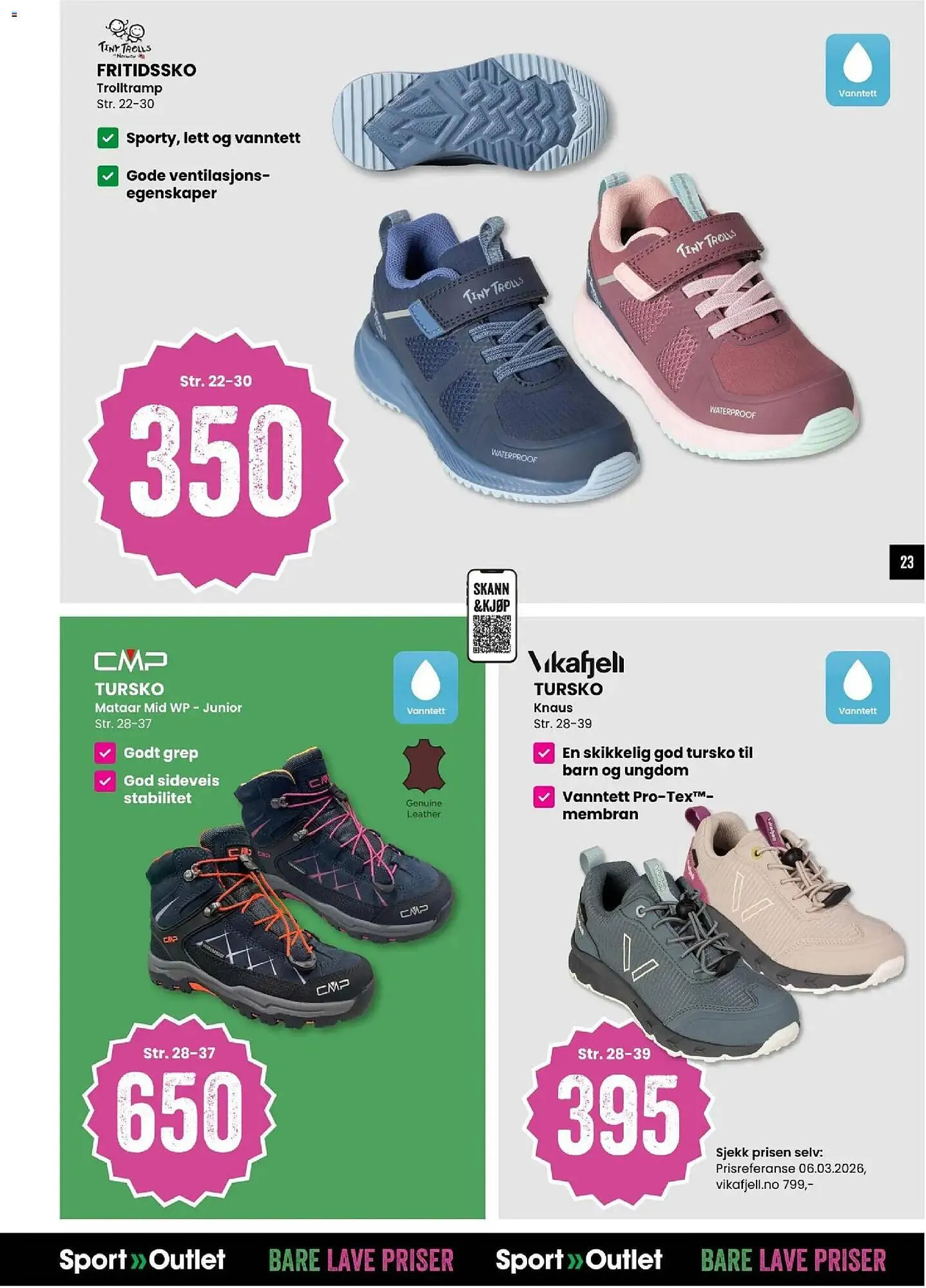 Sport Outlet kundeavis fra 24. mars til 6. april 2026 - kundeavisside 23