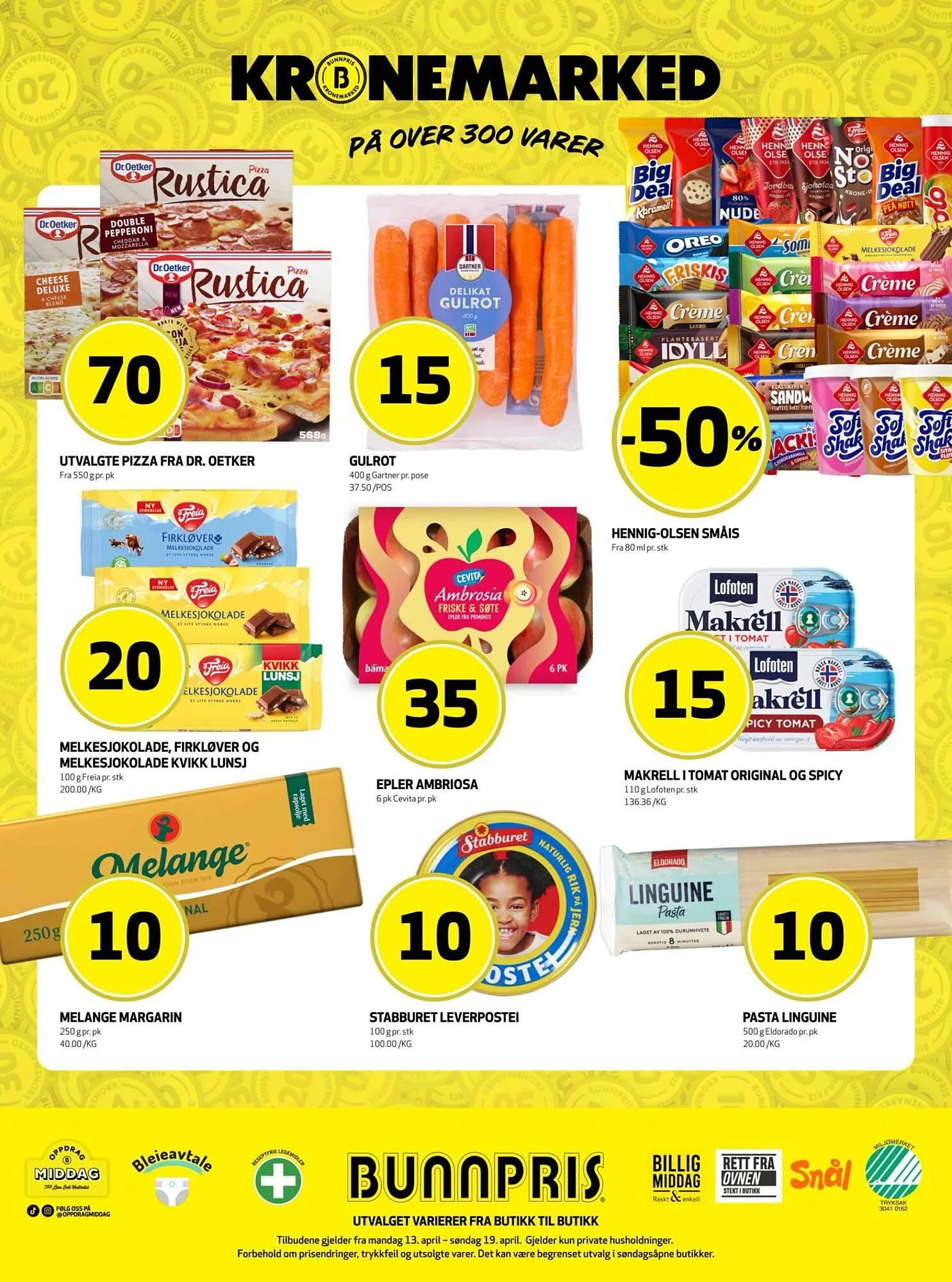 Bunnpris kundeavis fra 13. april til 20. april 2026 - kundeavisside 28