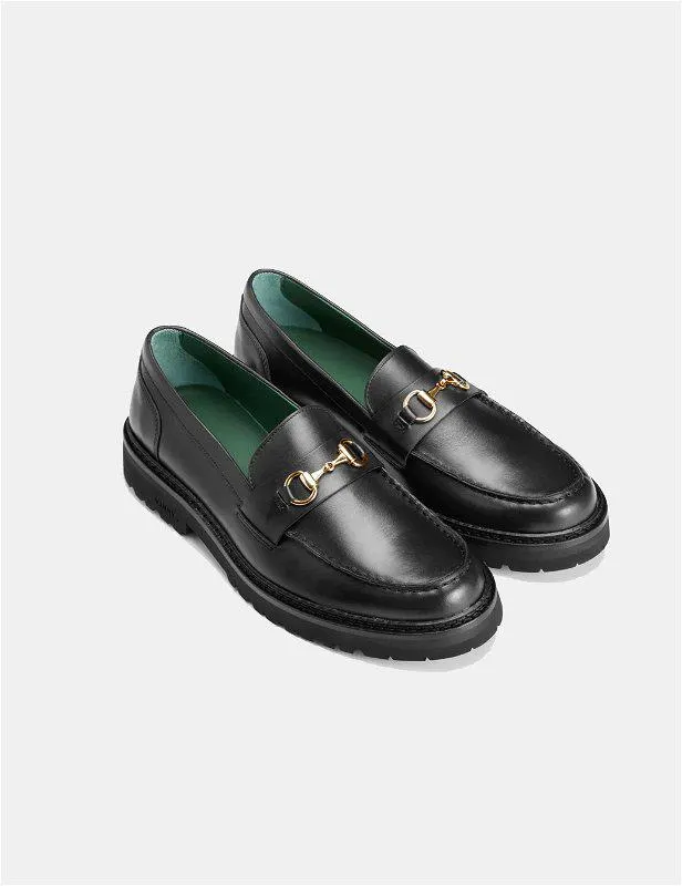 Le Club Snaffle Bit Loafer Black