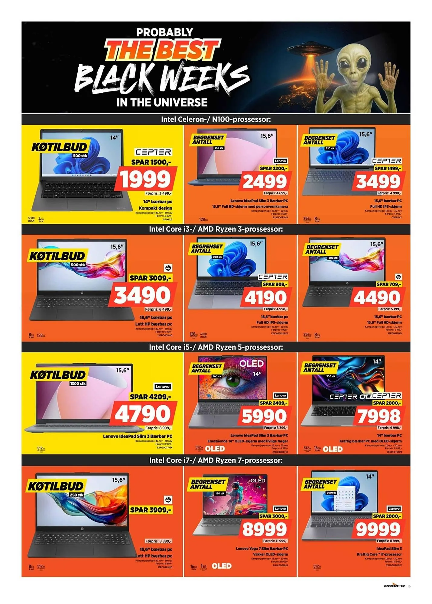 POWER kundeavis fra 17. november til 23. november 2025 - kundeavisside 13