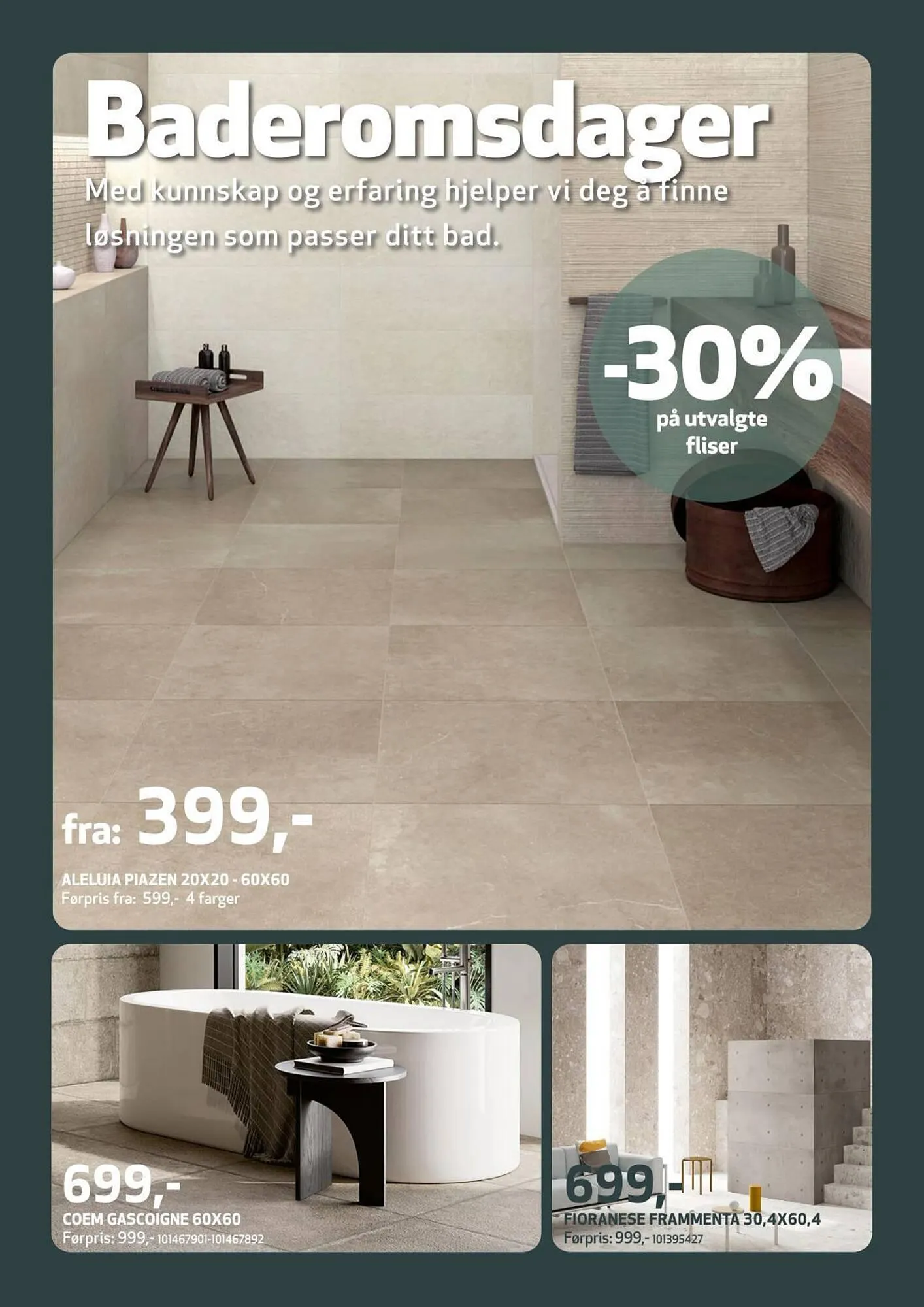 Flisekompaniet Kundeavis fra 6. mars til 1. april 2025 - kundeavisside 2