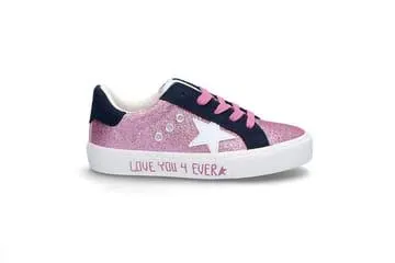 Trendy sneakers med glitter
