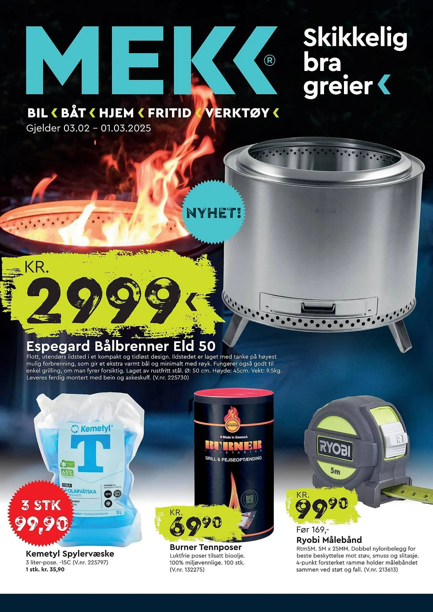 Mekk Kundeavis fra 29. januar til 31. mars 2025 - kundeavisside 1