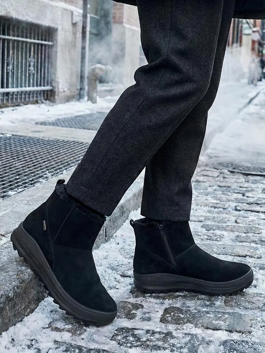Frostine Warm Nubuck Boot Black