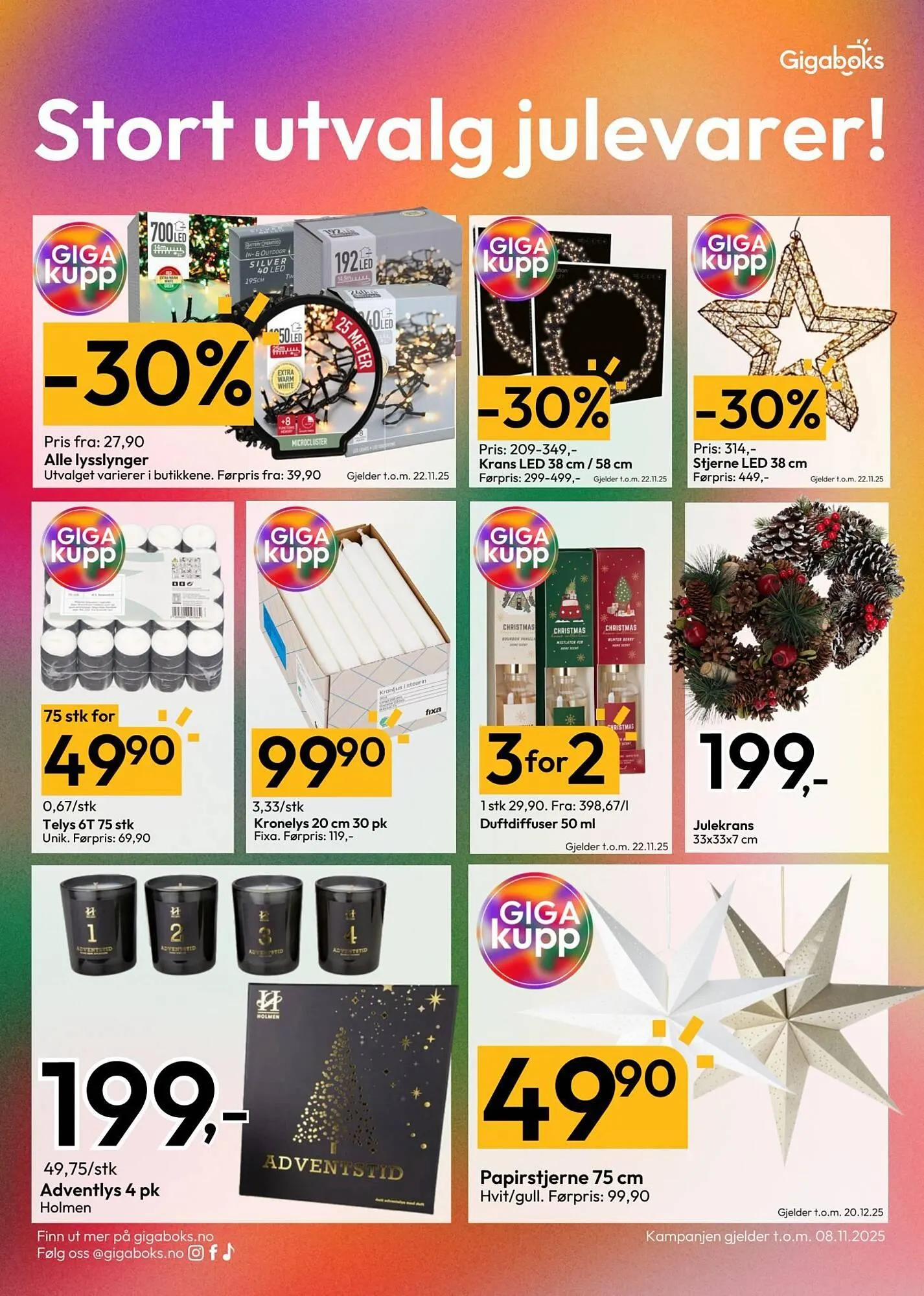 Gigaboks kundeavis fra 3. november til 8. november 2025 - kundeavisside 6