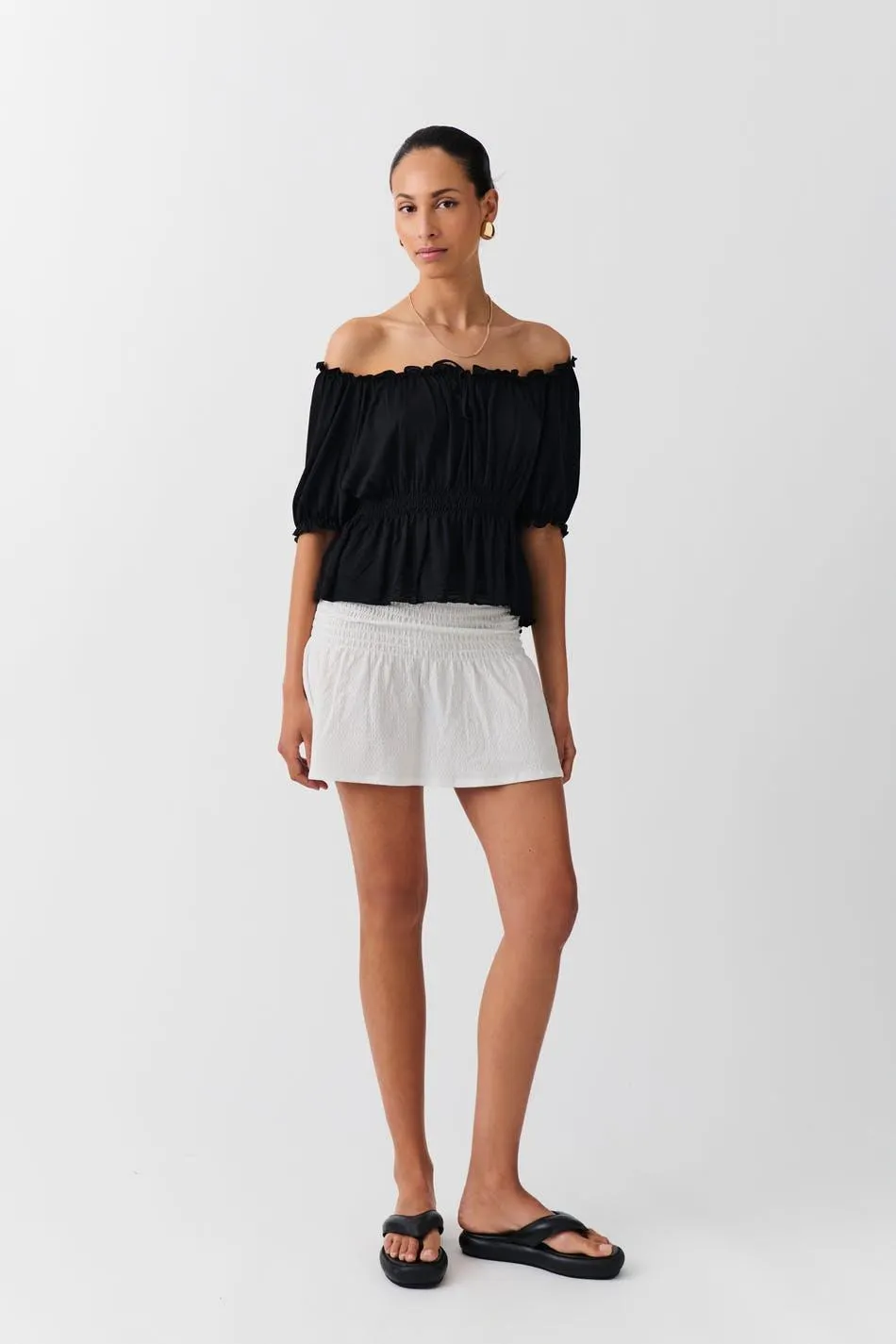 Puff sleeve top