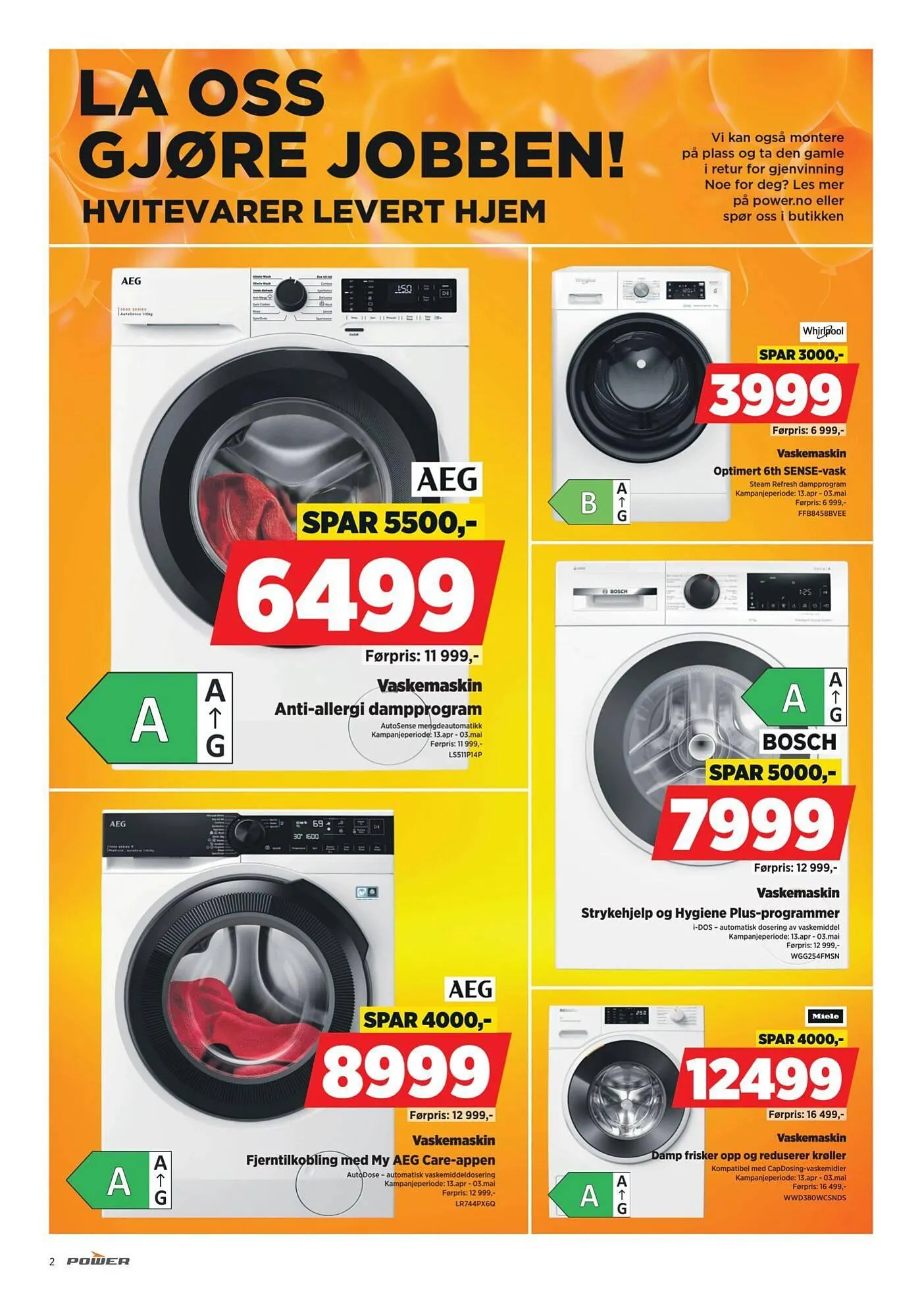 POWER kundeavis fra 20. april til 27. april 2026 - kundeavisside 2