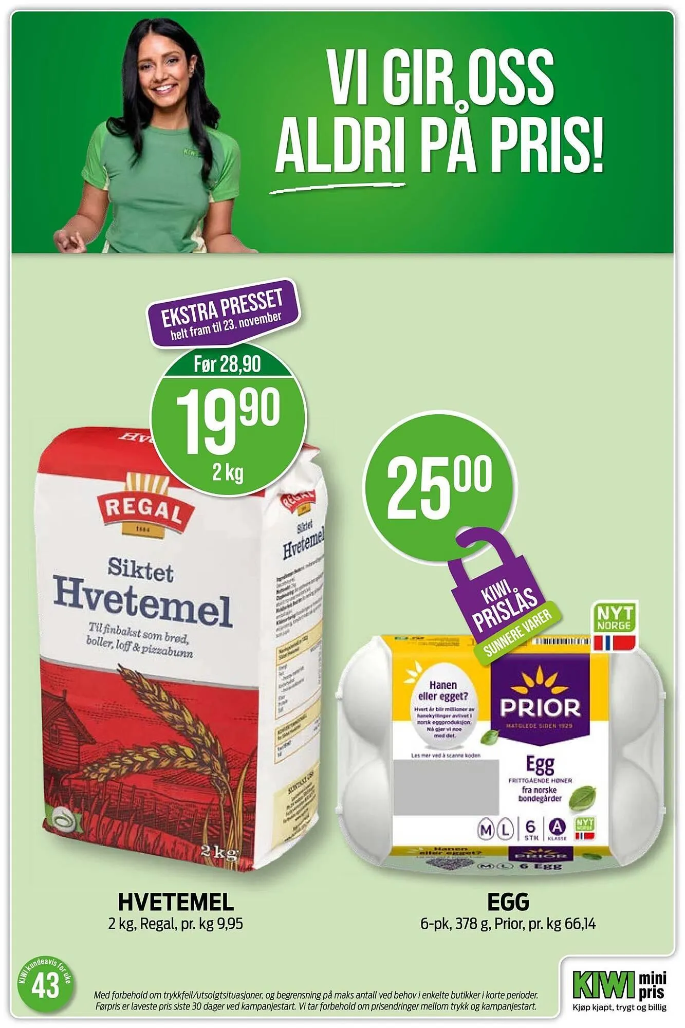 Kiwi kundeavis fra 20. oktober til 26. oktober 2025 - kundeavisside 24