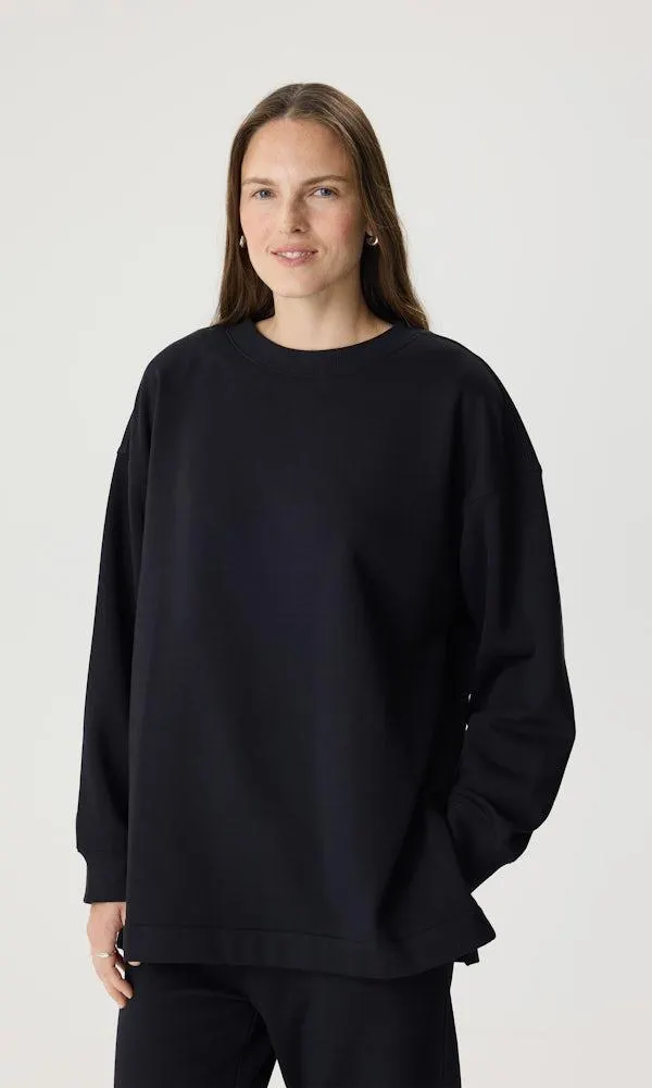 Lang genser i bomullsblanding