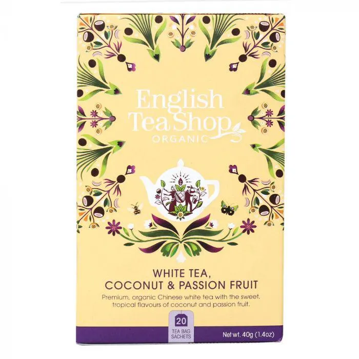 English Tea Shop white tea med kokos og pasjonsfrukt