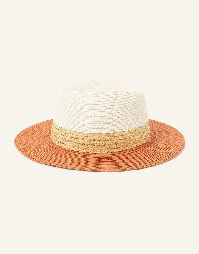 Colourblock Fedora