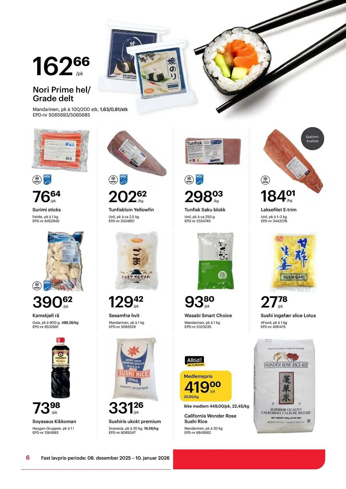 Storcash kundeavis fra 8. desember til 10. januar 2026 - kundeavisside 6