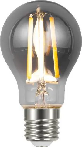 LED normal E27 6.5W DimToWarm Røykfarget