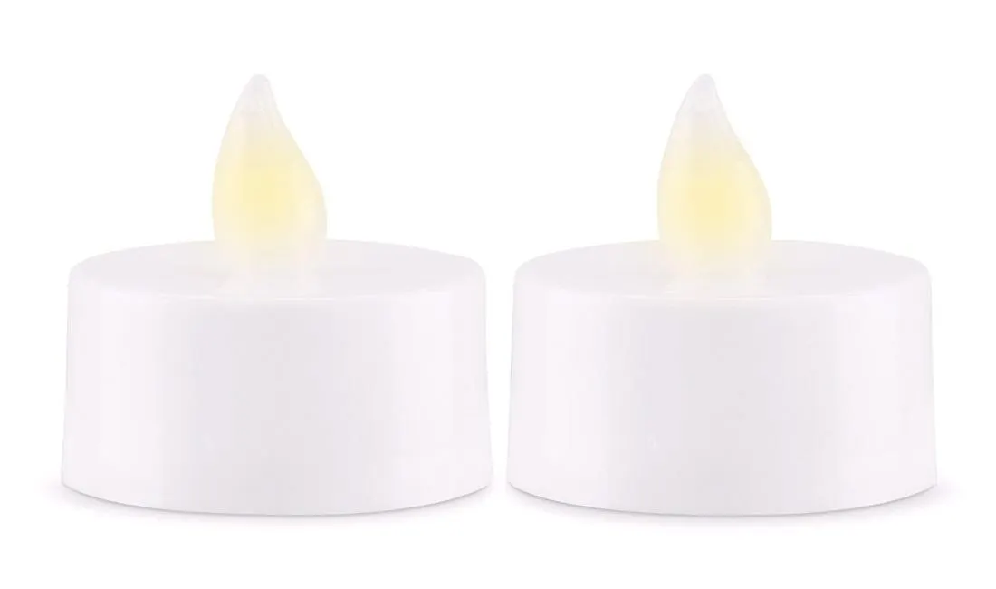 LED-telys m/timer, 2 stk.