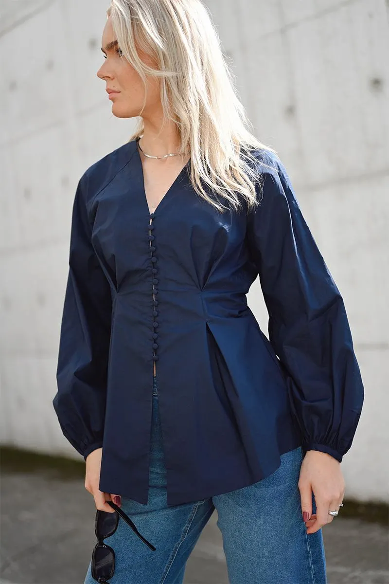 HelveIW Blouse Stormy Navy