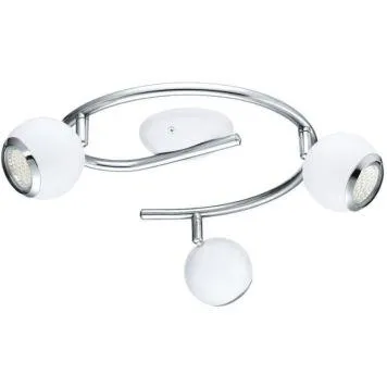 SPOTRONDELL EGLO BIMEDA STÅL HVIT