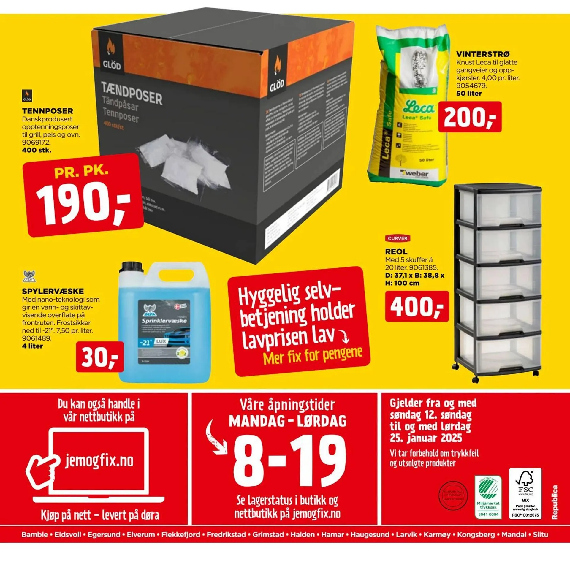 jem & fix Kundeavis fra 11. januar til 25. januar 2025 - kundeavisside 16