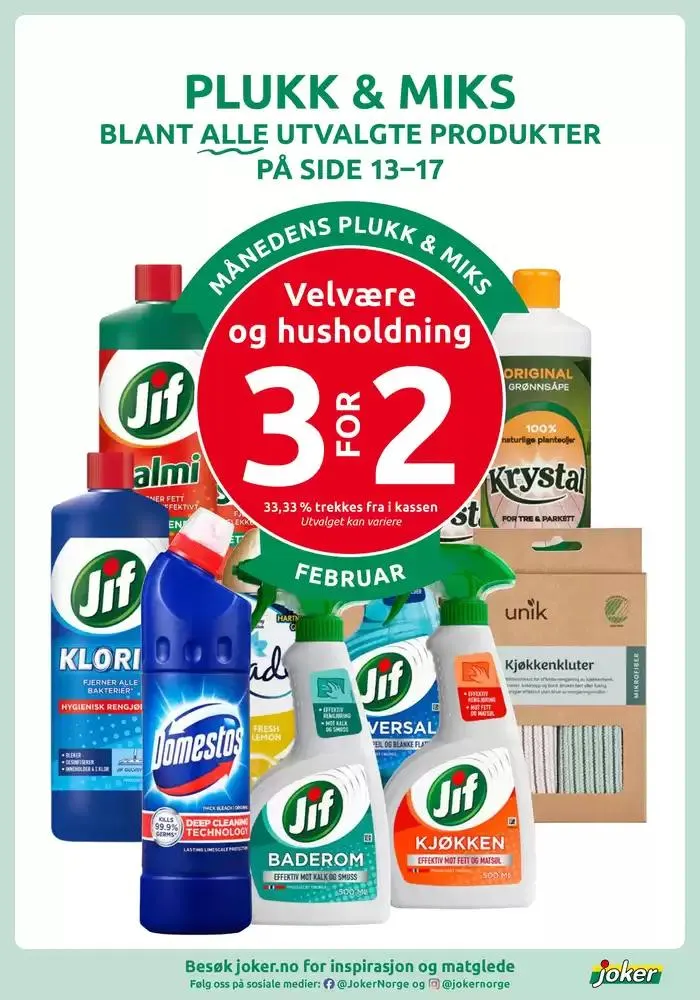 Joker Kundeavis fra 3. februar til 17. februar 2025 - kundeavisside 16
