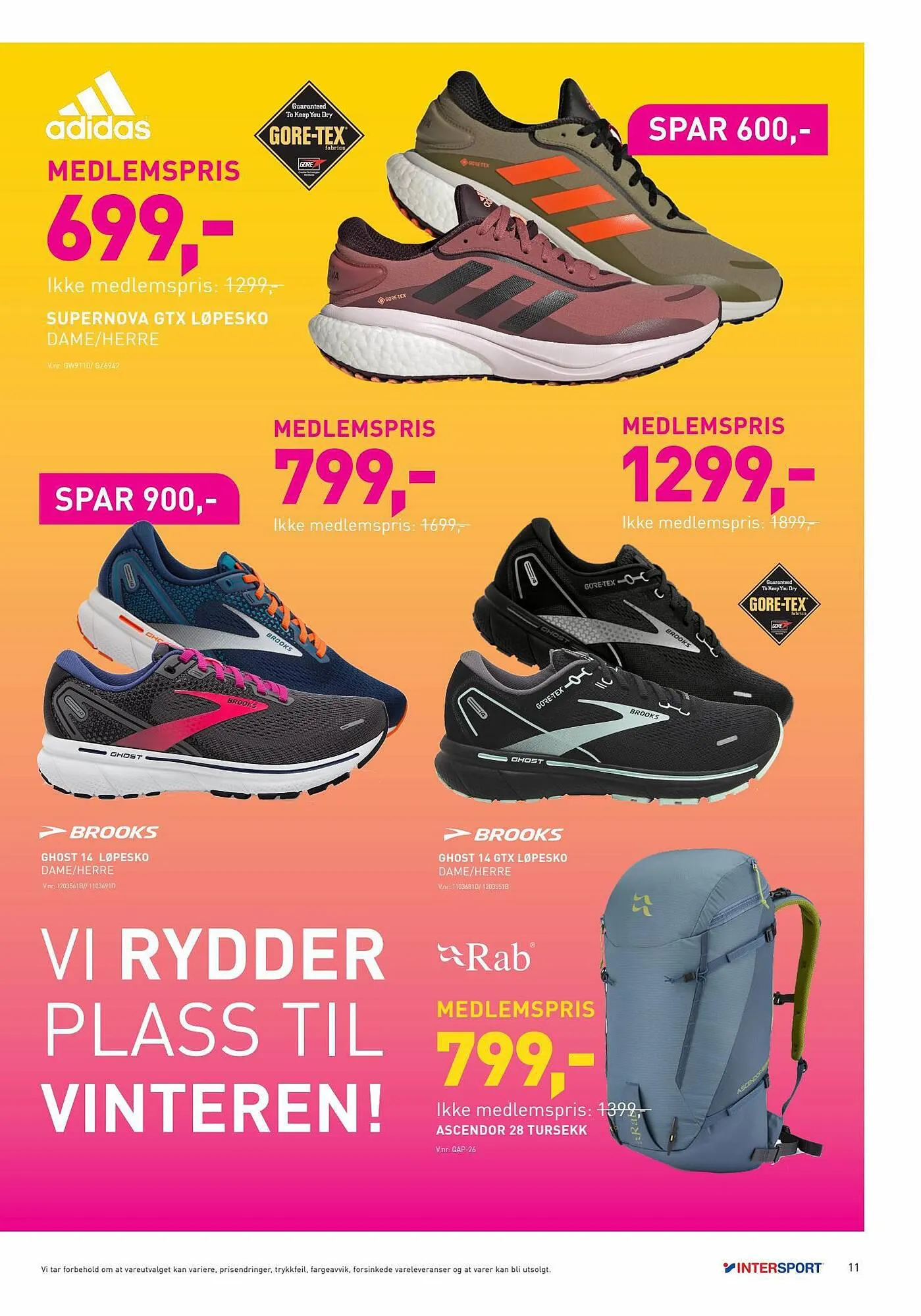 Intersport Kundeavis fra 18. september til 30. september 2023 - kundeavisside 11