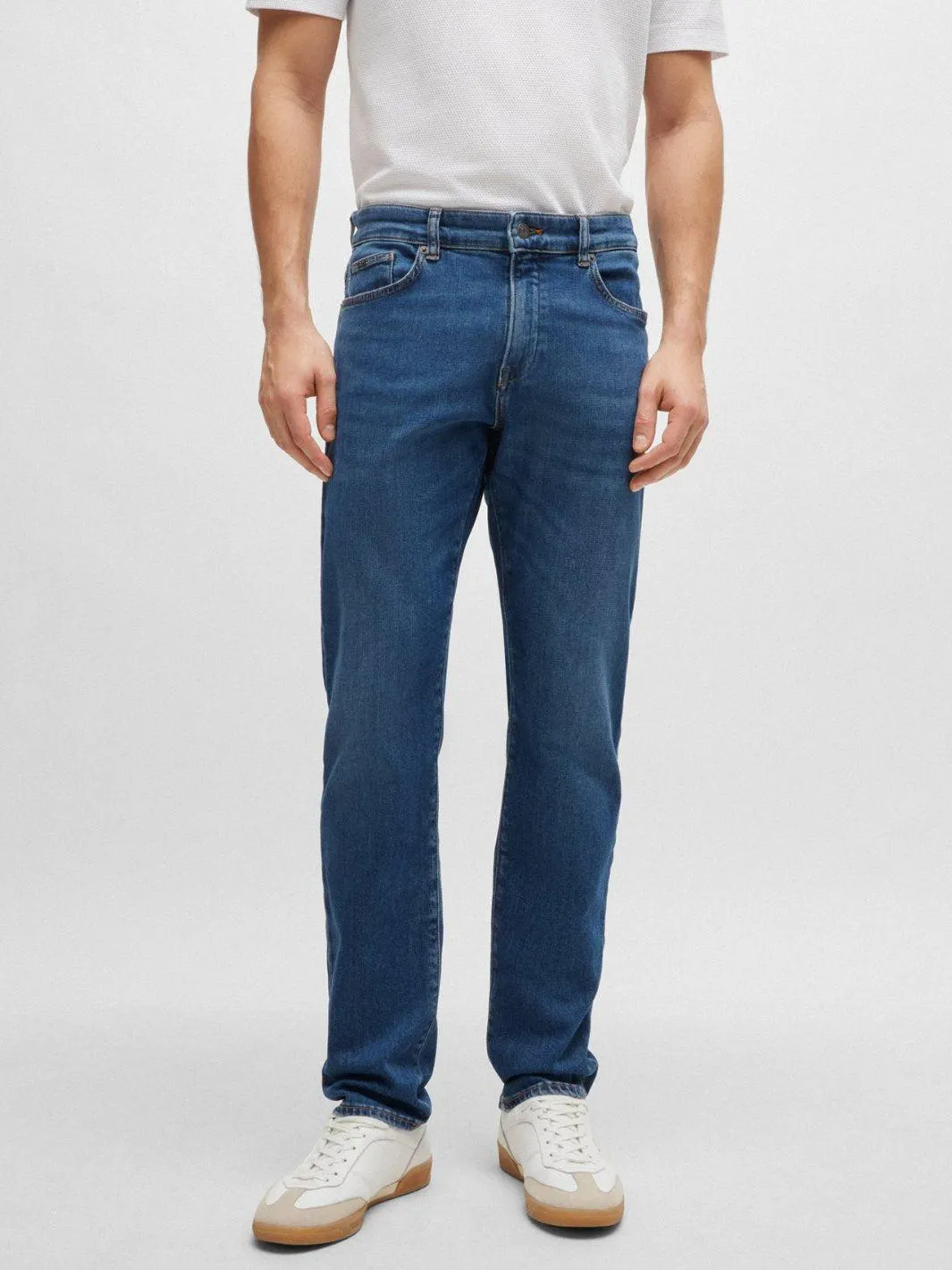 SLIM-FIT COMFORT-STRETCH JEANS Blå