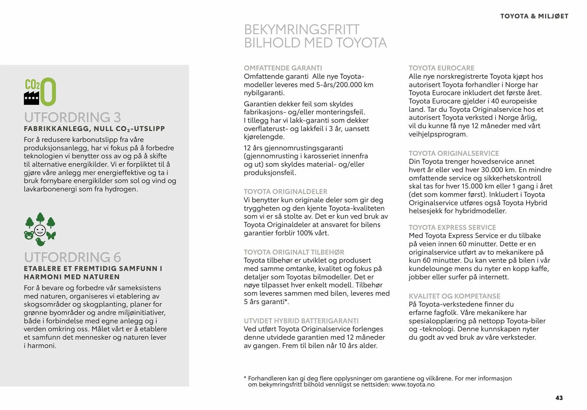 Toyota Kundeavis fra 8. januar til 8. januar 2024 - kundeavisside 43