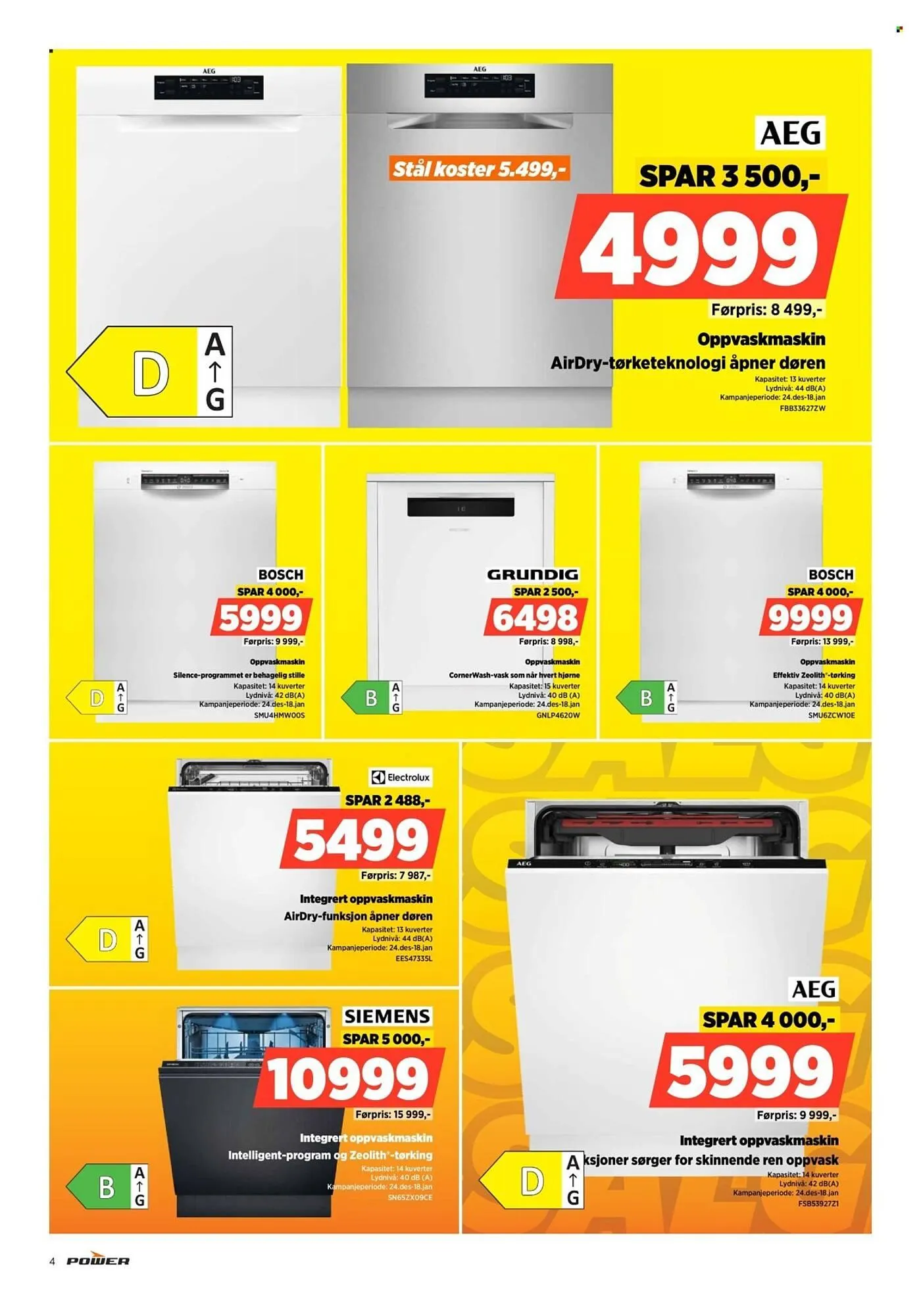 POWER kundeavis fra 1. januar til 4. januar 2026 - kundeavisside 4