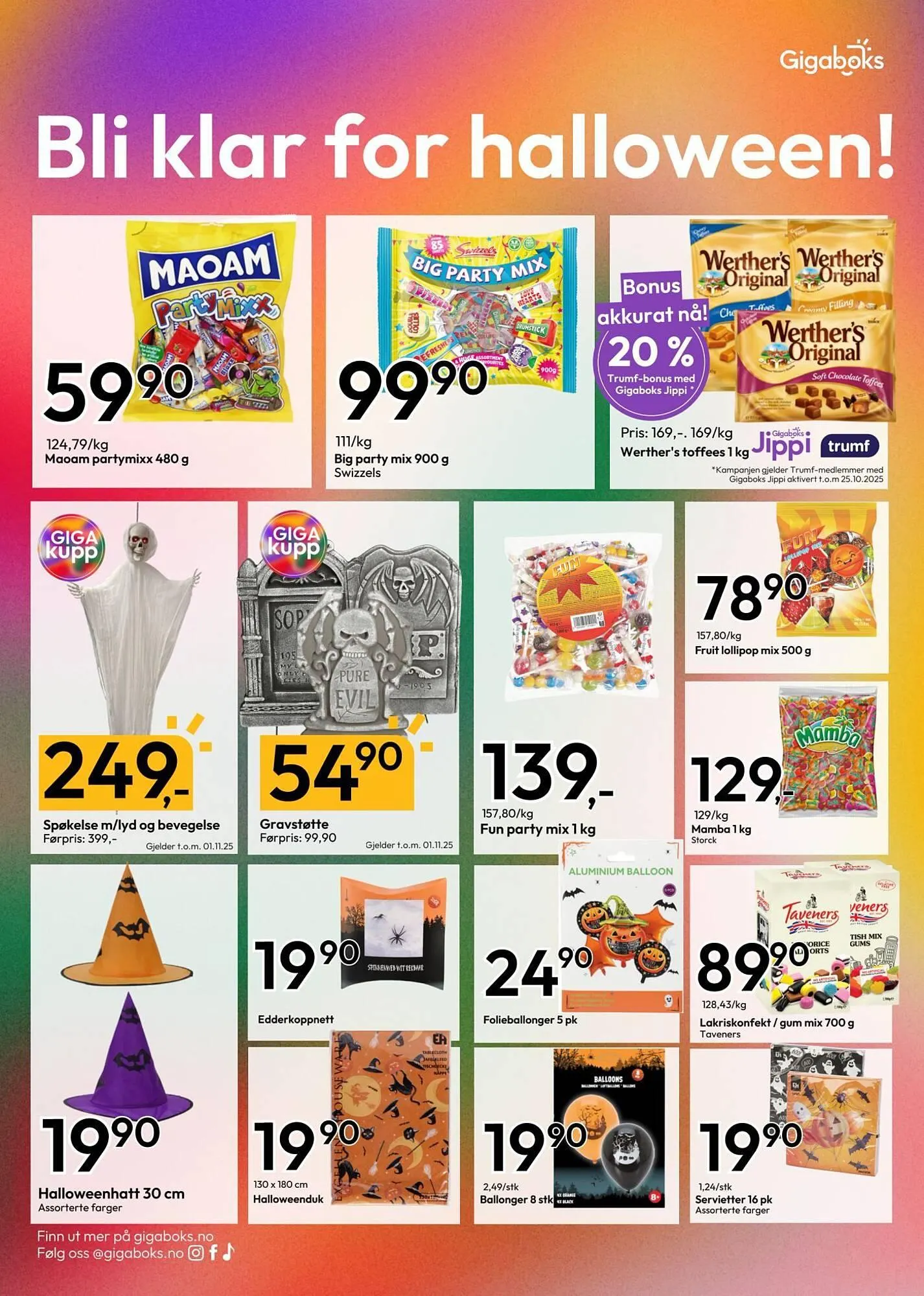 Gigaboks kundeavis fra 20. oktober til 25. oktober 2025 - kundeavisside 3