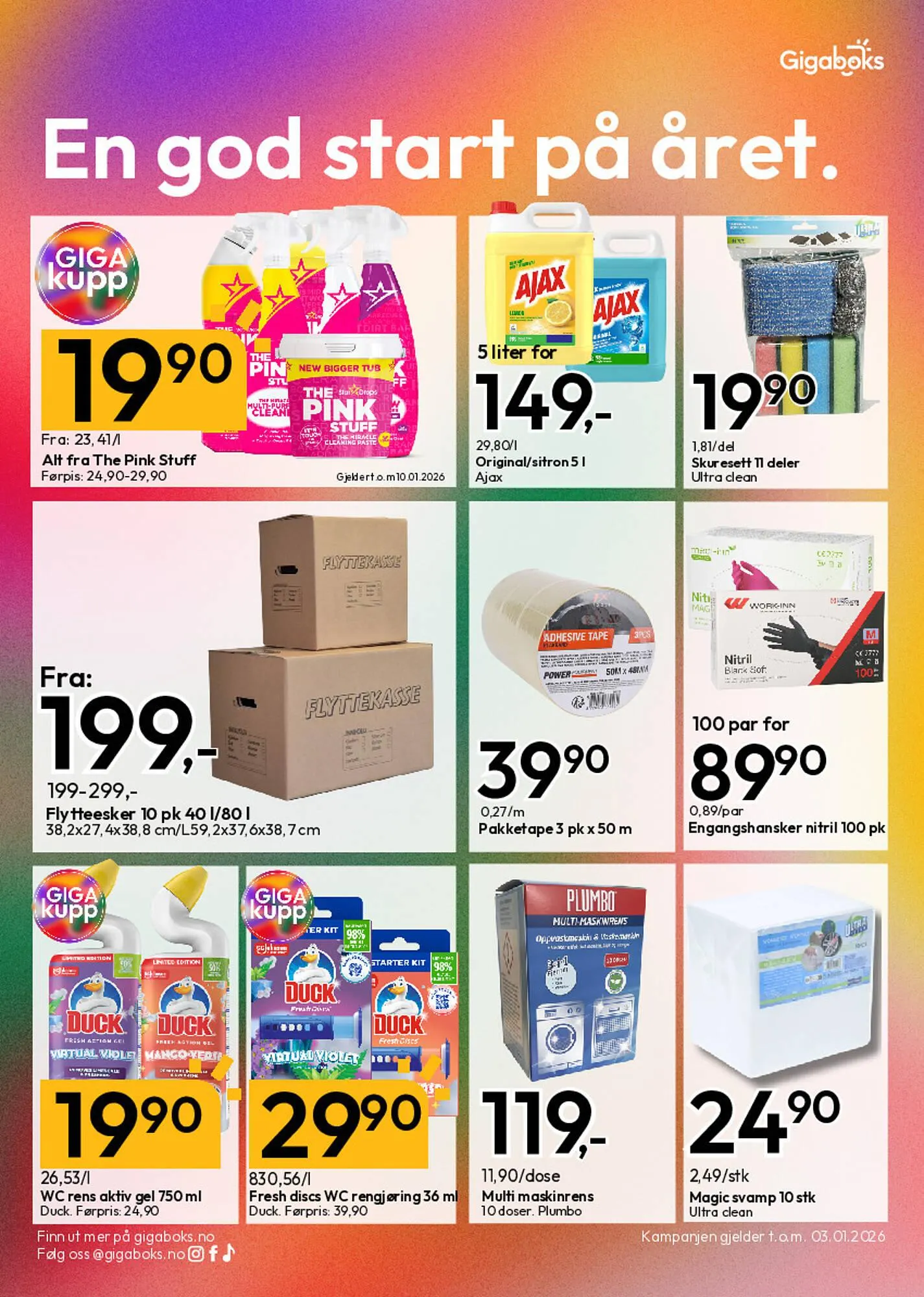 Gigaboks kundeavis fra 22. desember til 3. januar 2026 - kundeavisside 9