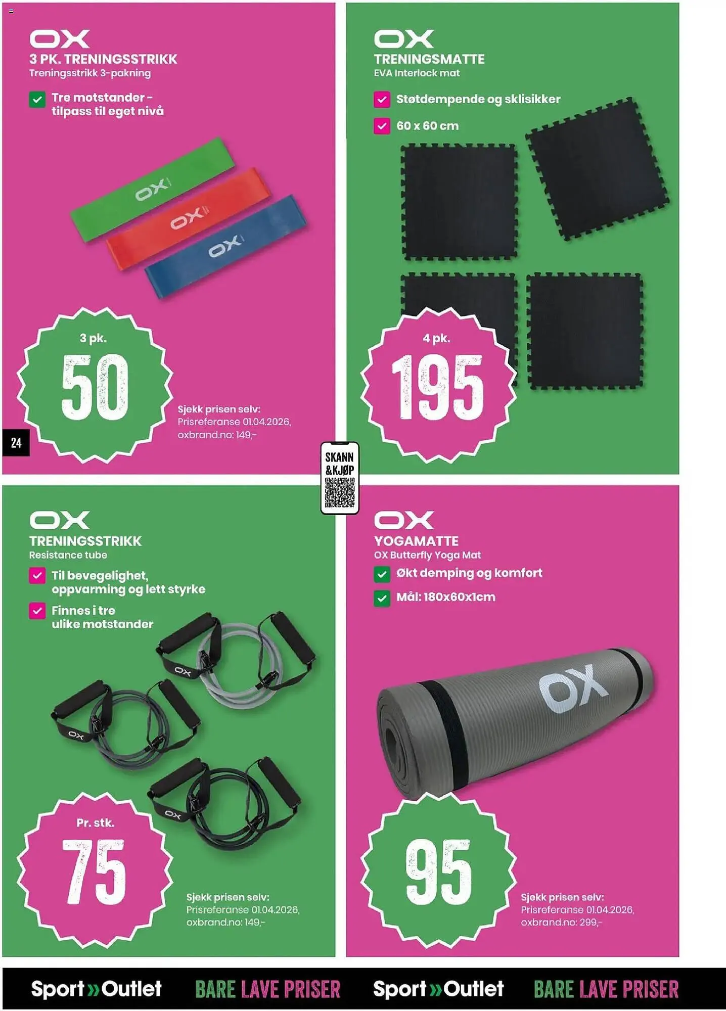 Sport Outlet kundeavis fra 21. april til 26. april 2026 - kundeavisside 24