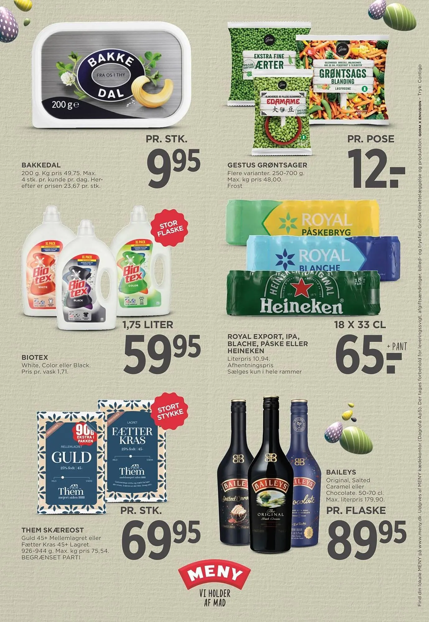 Meny kundeavis fra 13. mars til 19. mars 2026 - kundeavisside 33