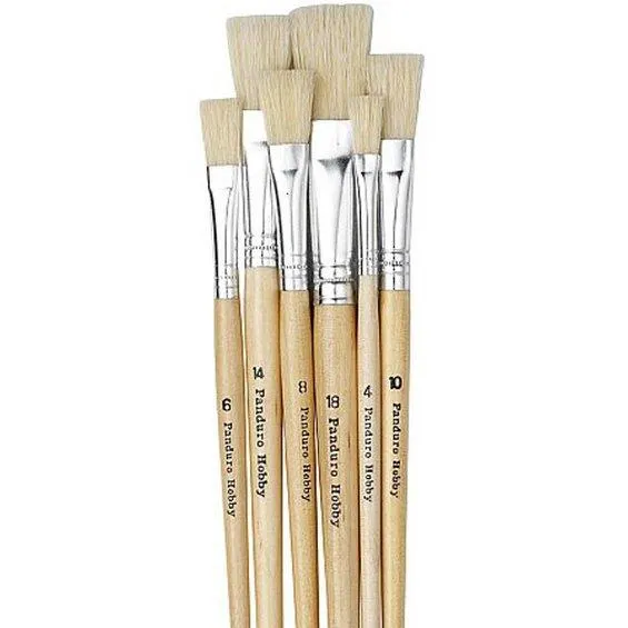 Penselsett Lakkpensler 6 stk
