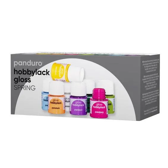 Hobbylakk gloss 8x20ml Spring