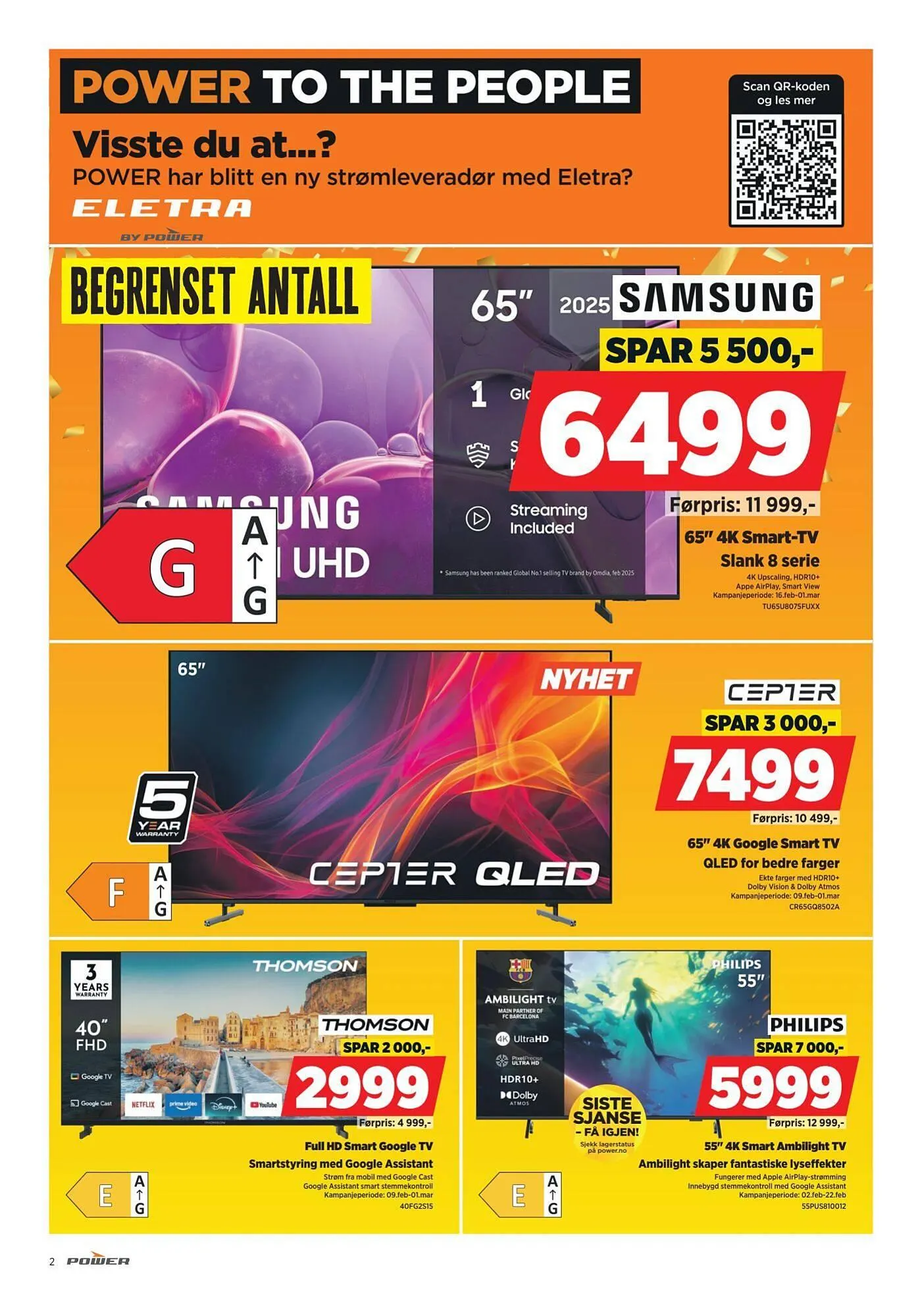 POWER kundeavis fra 16. februar til 23. februar 2026 - kundeavisside 2