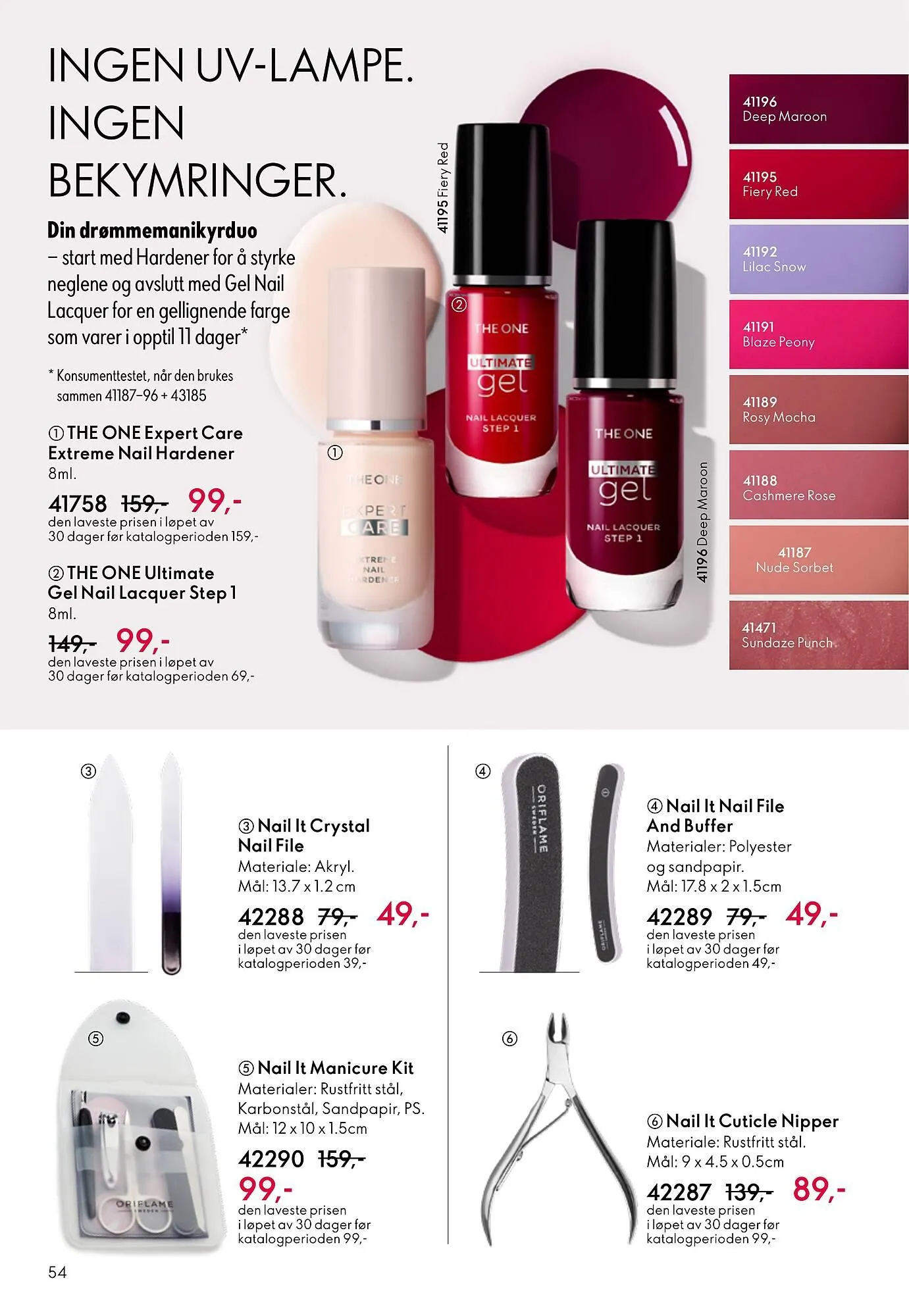 Oriflame katalog fra 18. februar til 10. mars 2026 - kundeavisside 54