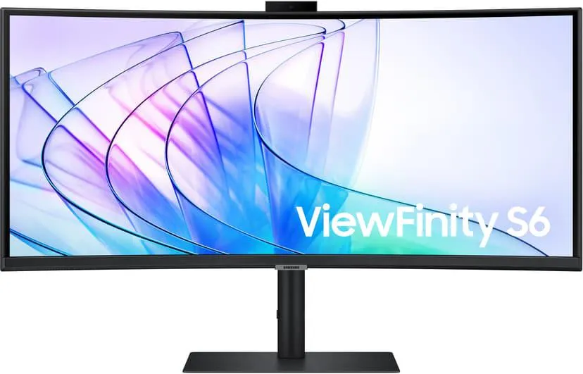 ViewFinity S6 S34C652VAU Webcam Curved