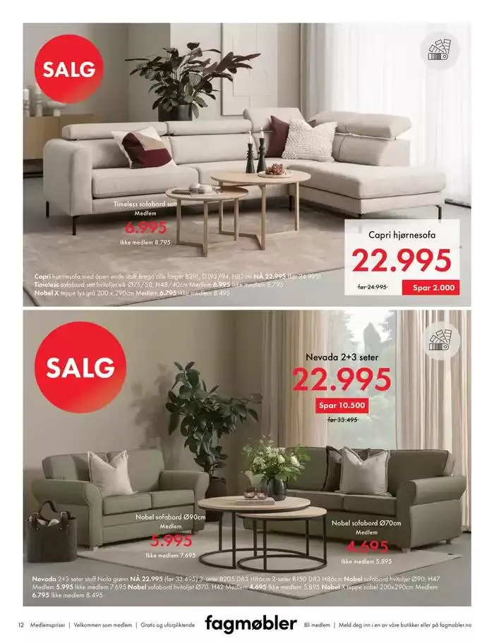 Fagmøbler Kundeavis fra 1. februar til 15. februar 2025 - kundeavisside 12