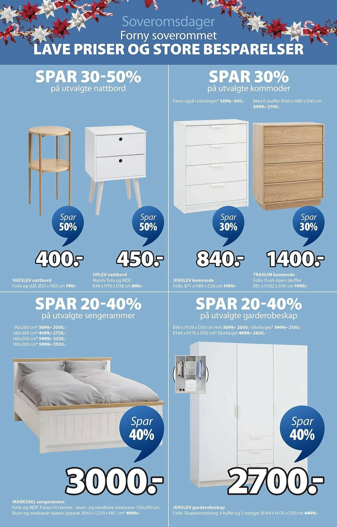 JYSK kundeavis fra 1. desember til 23. desember 2025 - kundeavisside 3
