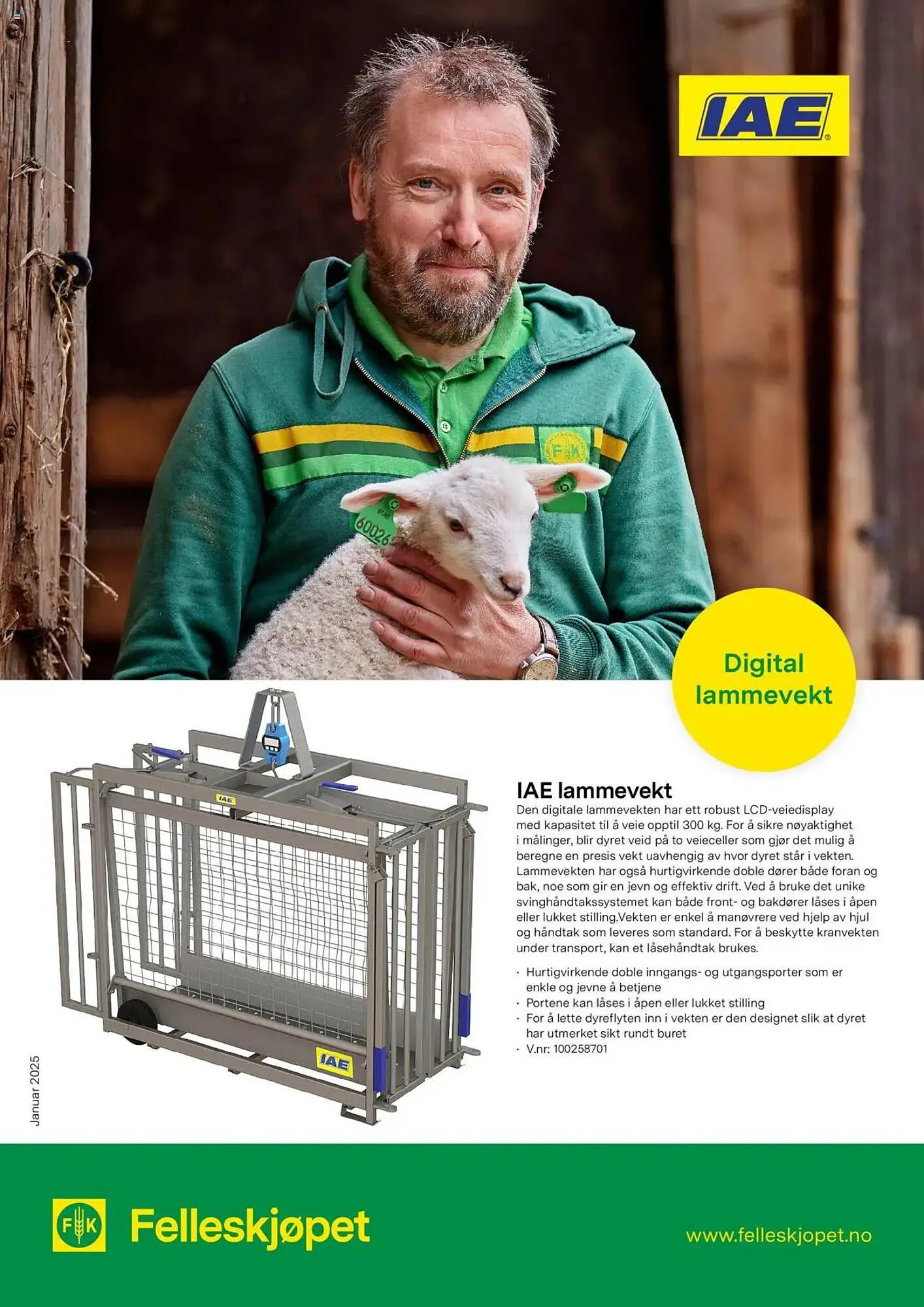 Felleskjøpet Kundeavis fra 13. januar til 31. desember 2025 - kundeavisside 20