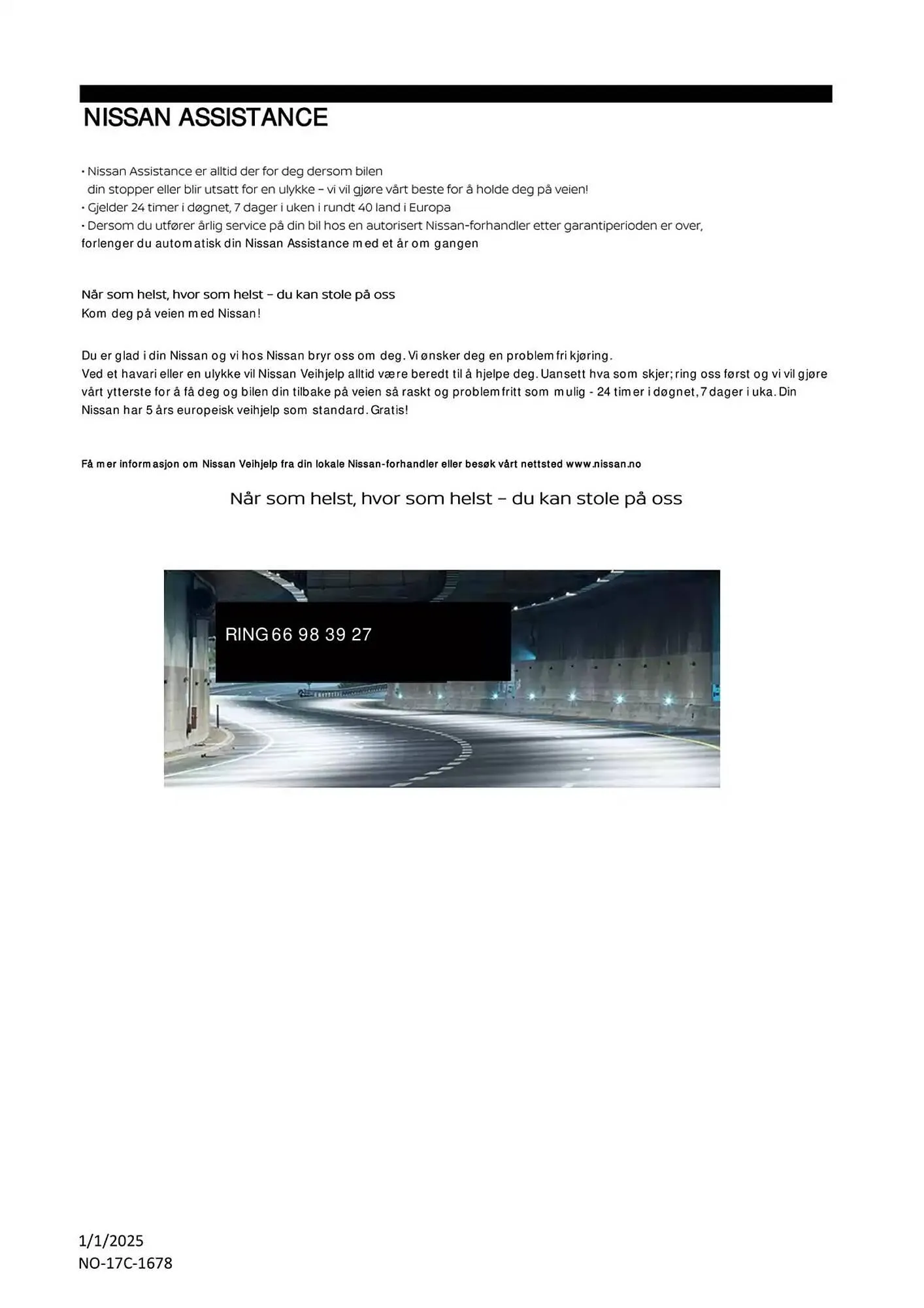 Nissan Kundeavis fra 8. januar til 8. januar 2026 - kundeavisside 9