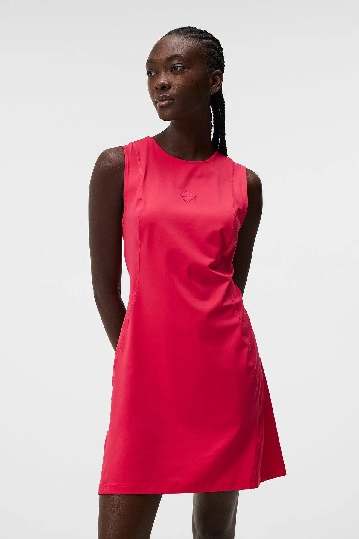 Helena Dress Rose Red